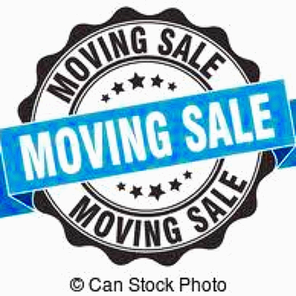 Moving sale everything must go